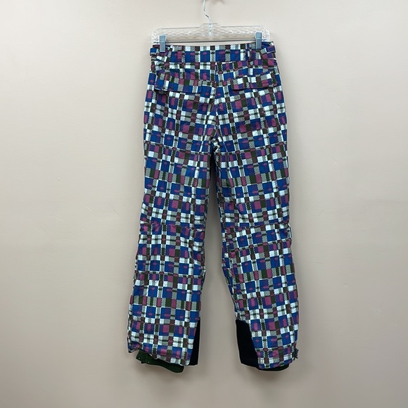 Girl's Boy's Columbia Geometric Snow Pants Ski Snowboard Multicolor Size 14/16 - Picture 6 of 15